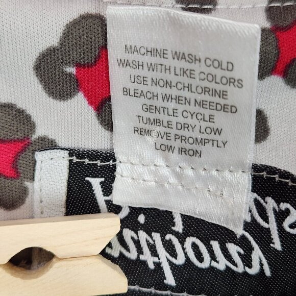 Anthony Richard Nightgown Mu Mu Women's M Gray Red Animal Print Pockets - Picture 6 of 7